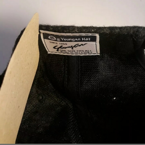 New Vintage Wool Strapback Cap by Youngan Hat One - Picture 3 of 4